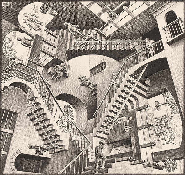 MC Escher Relativity 19531
